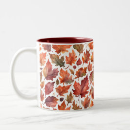 Rustikales Strahlungsmuster-Design Zweifarbige Tasse