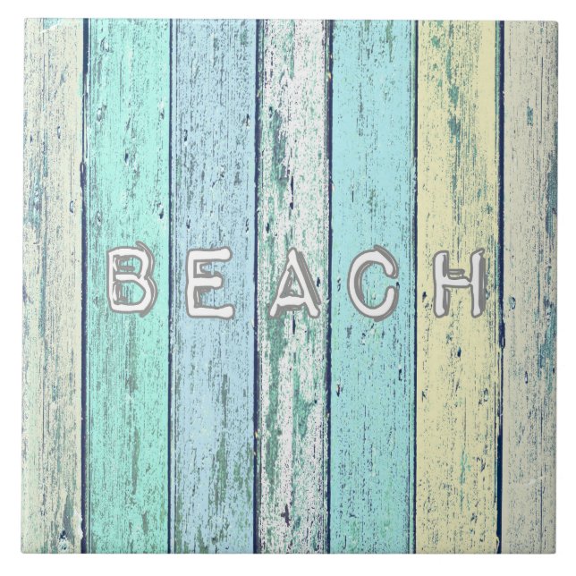 Rustikales Strand-Treibholz Fliese (Vorderseite)