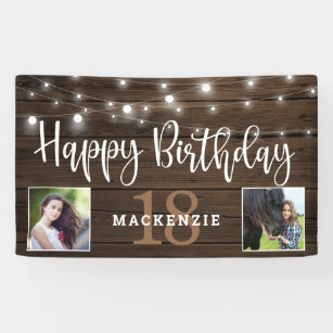 18 Geburtstag Banner Zazzle At