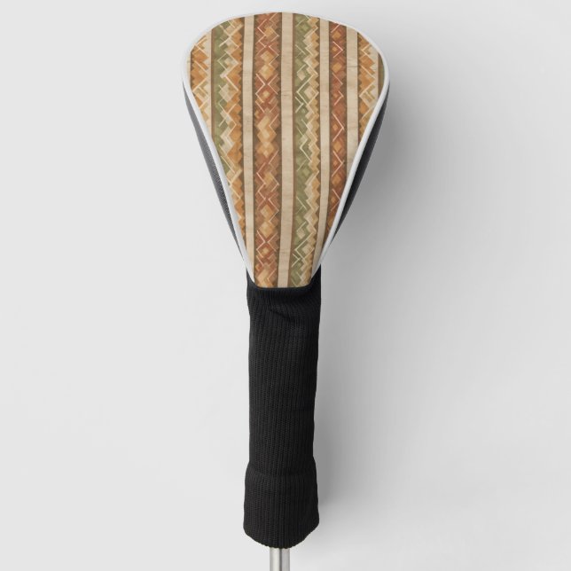 Rustikales Südwest-Streifenmuster (7) Golf Headcover (Vorderseite)