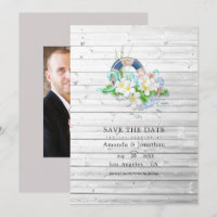 Rustikales Summer Beach Wedding Foto