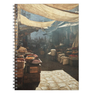 Rustikales Sunlit Spice Market Notebook Notizblock