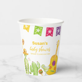 Rustikales Taco 'Bout Cactus Limon Guitar Baby Dus Pappbecher