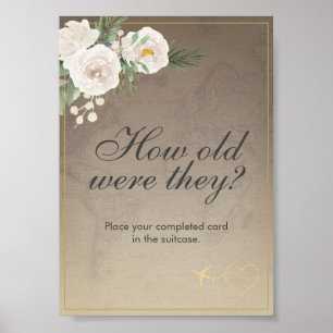 Rustikales Thema Brautparty Party Poster