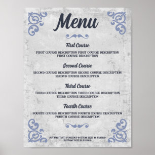 Rustikales toskanisches Western-Chef-Catering-Aben Poster