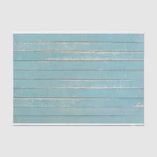 Rustikales Türkisblau-Holz Bohemische Stallplatten Seidenpapier