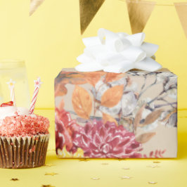 Rustikales und gemütliches Frühjahrspapier Geschenkpapier