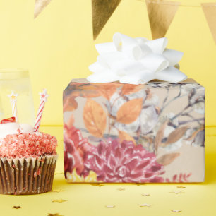 Rustikales und gemütliches Frühjahrspapier Geschenkpapier