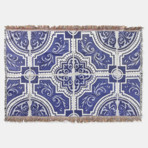 Rustikales Vintage-Portugiesisches Fliesenmuster - Decke