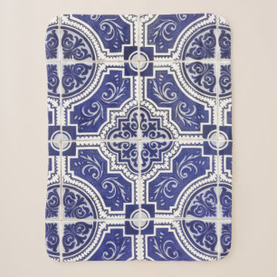 Rustikales Vintage-Portugiesisches Fliesenmuster - Sherpadecke