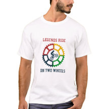 Rustikales Vintage-Radfahr-Grafik-T-Shirt