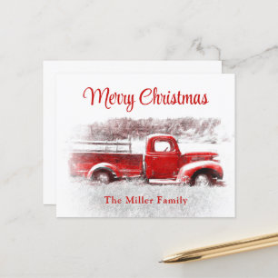 Rustikales Vintages Budget Frohe Weihnachts Red Tr