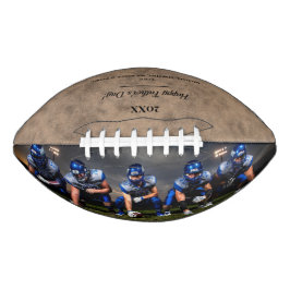 Rustikales Vintages Foto Vatertag Football