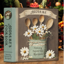 Rustikales Vintages Land Mason Jar 3 Ring Binder