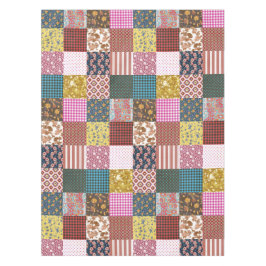 Rustikales Vintages Ländermuster Tischdecke