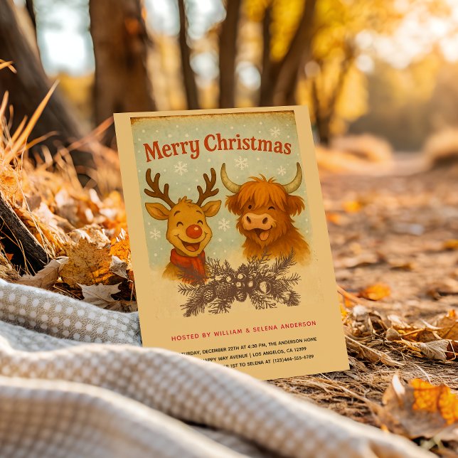 Rustikales Vintages Party Einladung (Von Creator hochgeladen)