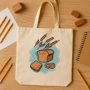 Rustikales Vollkornbrot Farmhouse Food Tragetasche