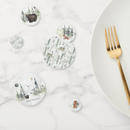 Rustikales Wald Tierisches Party Konfetti