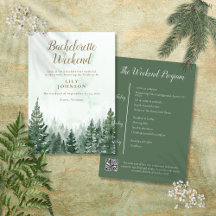 Rustikales Waldlager Bachelorette Wochenende