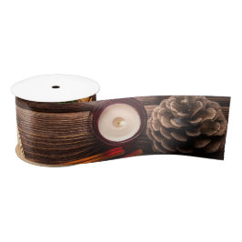 Rustikales Weihnachten Satinband