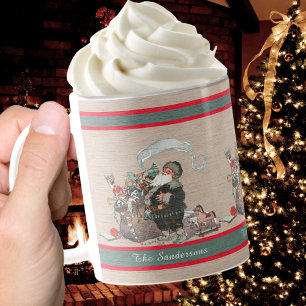 Rustikales Weihnachten Vintage Old World Weihnach Kaffeetasse