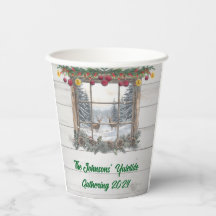 Rustikales Weihnachts-Party