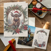 Rustikales Weihnachtsbaumgewächse Foto