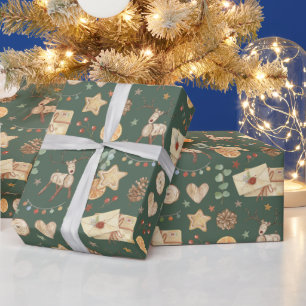 Rustikales Weihnachtsfest Geschenkpapier