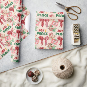 Rustikales Weihnachtsgeschenk Geschenkpapier