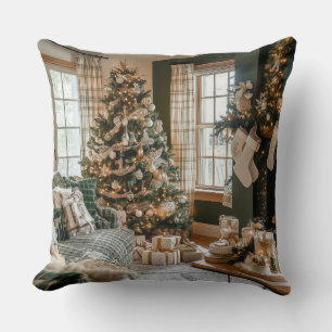 Rustikales Weihnachtsgeschenk Kissen