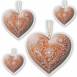 Rustikales Weihnachtskoch dekoriert Traditionell Aufkleber