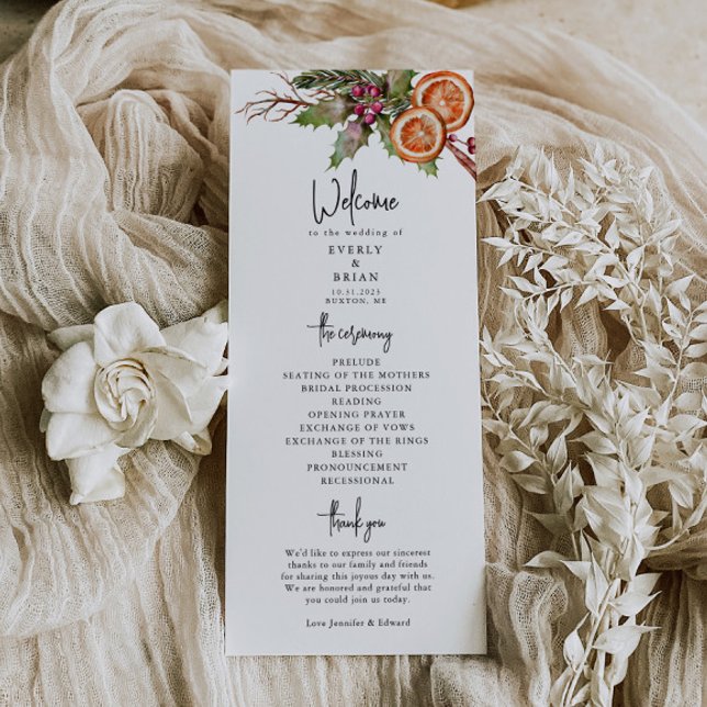 Rustikales Weihnachtsprogramm Programm (Von Creator hochgeladen)