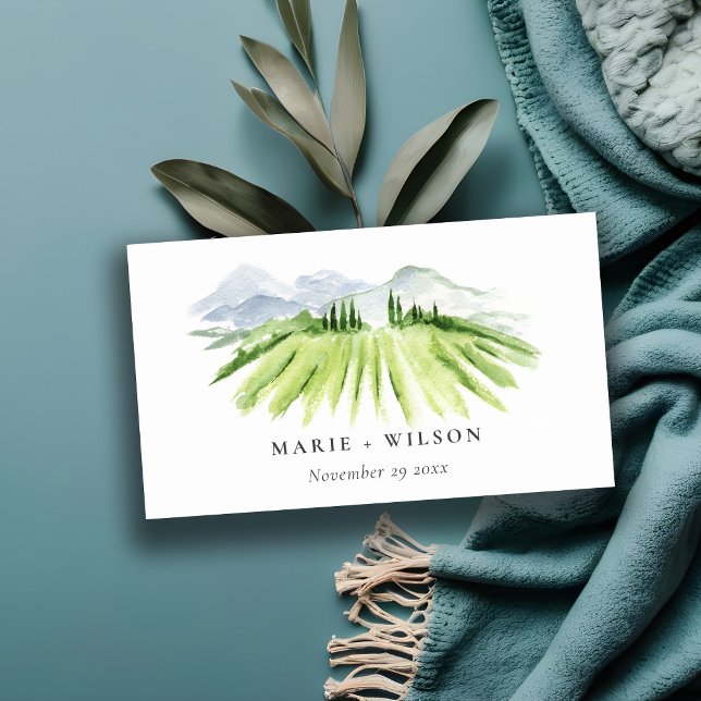 Rustikales Weingut Weinberg Hochzeit Website Begleitkarte (Von Creator hochgeladen)