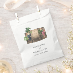 Rustikales Weinkeller Weinkeller Weinberg Hochzeit Geschenktütchen