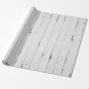 Rustikales weißes Holzton-Verpackungspapier Geschenkpapier