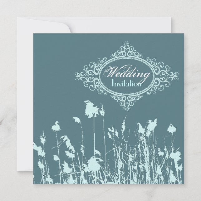 rustikales Western Einladung (Vorderseite)