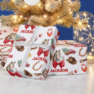 Rustikales Western Geschenkpapier