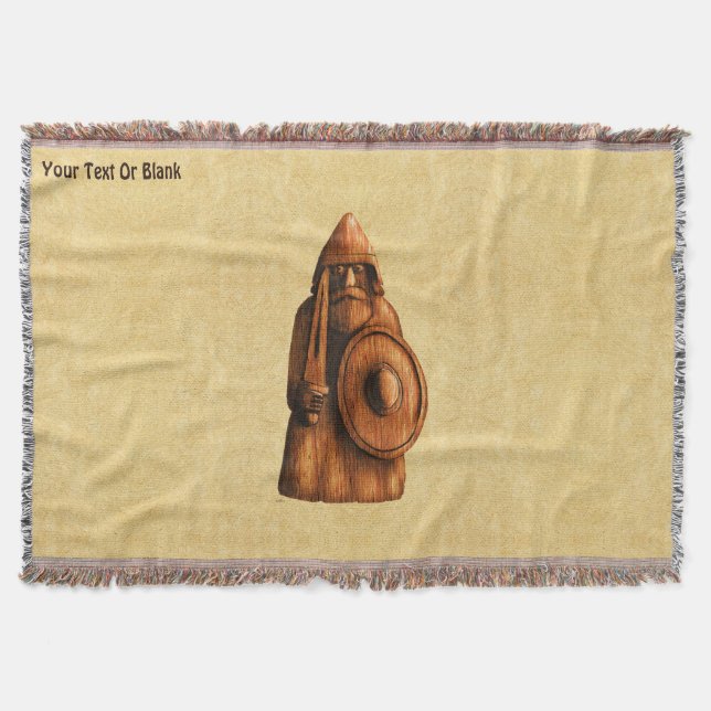 Rustikales Wiking Decke (Vorderseite)