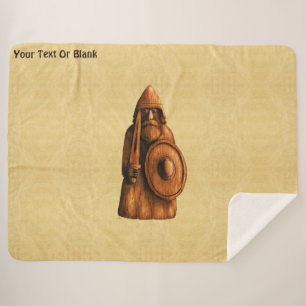 Rustikales Wiking Sherpadecke