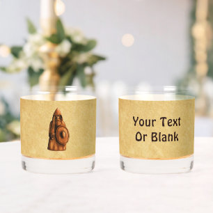 Rustikales Wiking Whiskyglas