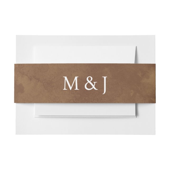 Rustikales Wildwasser Einladungsbanderole (Vorderseite Beispiel)