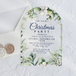 Rustikales Winter Floral Weihnachten Party Acryleinladungen<br><div class="desc">Rustikales Winter Floral Weihnachten Weihnachten Party Akryllische Einladungen bietet einen Winter floralen Rahmen rund um Ihre individuelle Weihnachts-Party Einladung Informationen. Erstellt von Evco Holidays www.zazzle.com/store/evcoholidays</div>