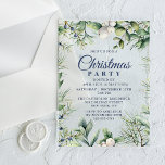 Rustikales Winter Floral Weihnachten Party Acryleinladungen<br><div class="desc">Rustikales Winter Floral Weihnachten Weihnachten Party Akryllische Einladungen bietet einen Winter floralen Rahmen rund um Ihre individuelle Weihnachts-Party Einladung Informationen. Erstellt von Evco Holidays www.zazzle.com/store/evcoholidays</div>