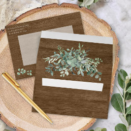Rustikales Wood Eukalyptus Greenerity Wedding
