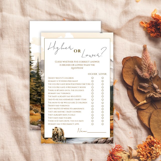 Rustikales Woodland Höher- oder Kleinkindduschensp (Von Creator hochgeladen)