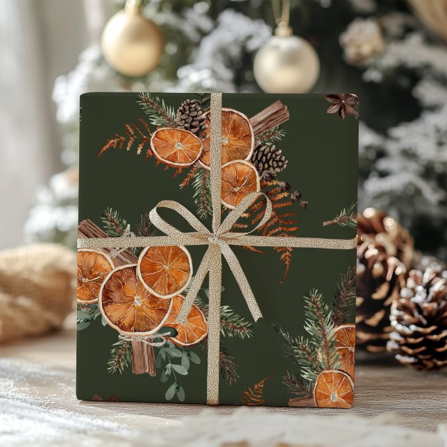 Rustikales Woodland Weihnachten Geschenkpapier (Von Creator hochgeladen)