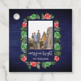 Rustikales Woodland Whimsischer Pilze Weihnachten Geschenkanhänger