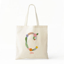 Rustikales wunderliches Blumen-Monogramm (c)