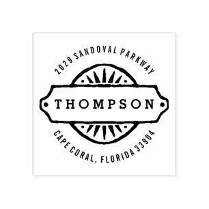 Rustikales Zeichen Gummistempel