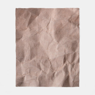 Rustikales zerbrochenes Papier Fleecedecke
